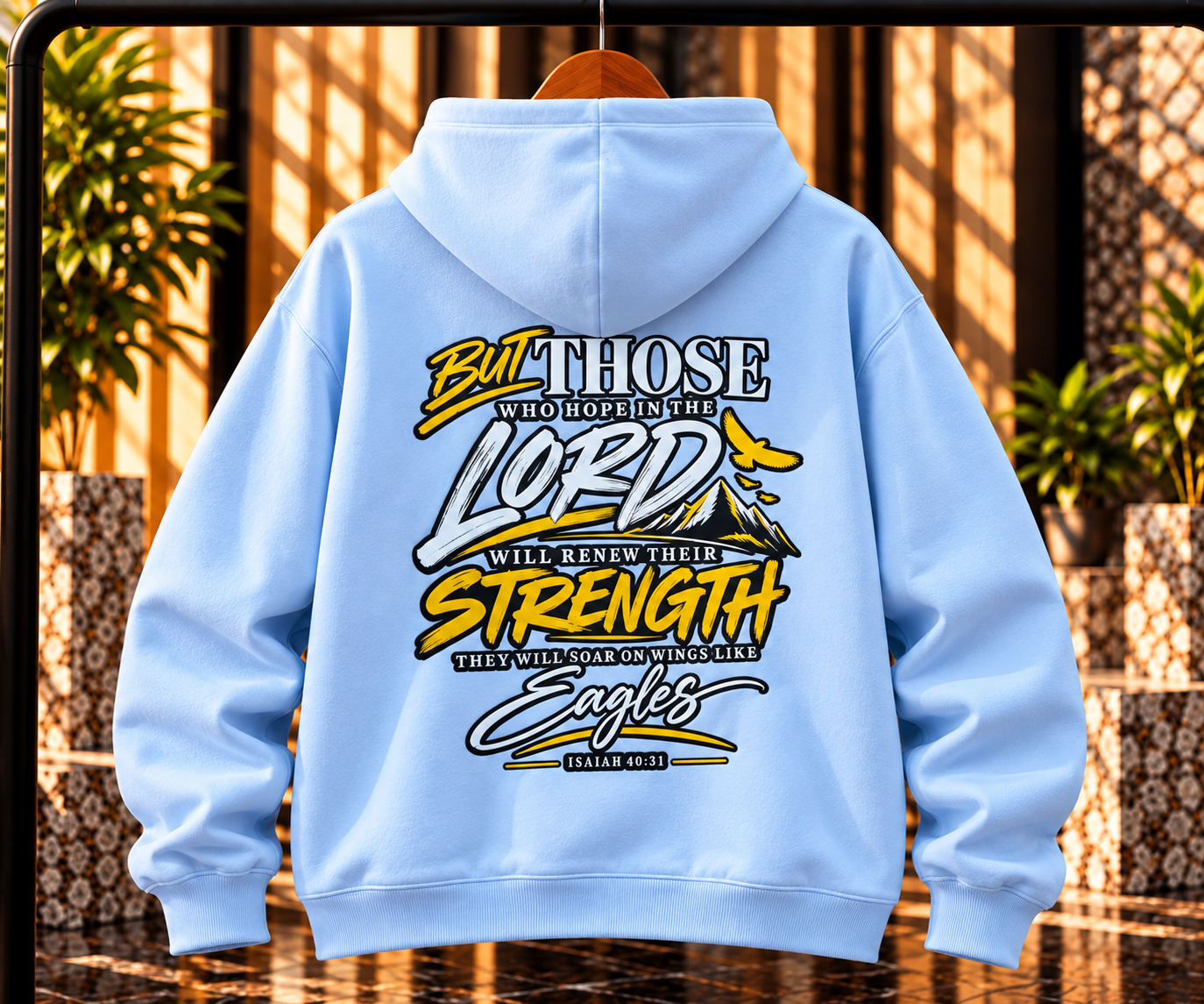 Isaiah 40:31 — Renewed Strength Hoodie