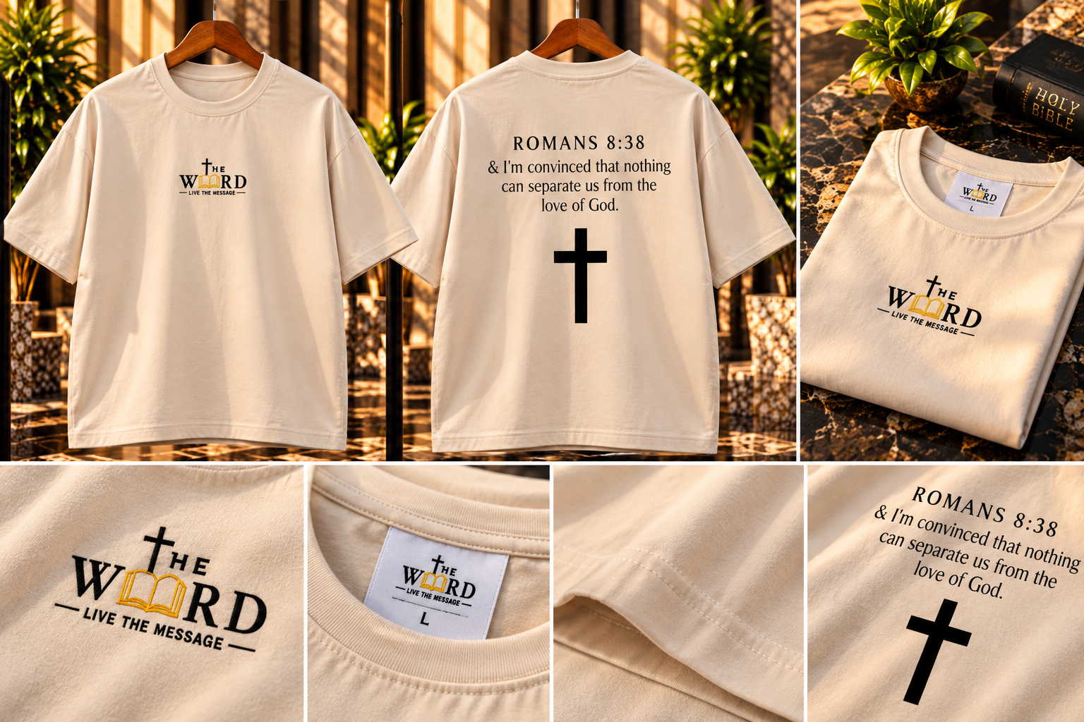 Romans 8:38 “Nothing Can Separate Us” Unisex T-Shirt