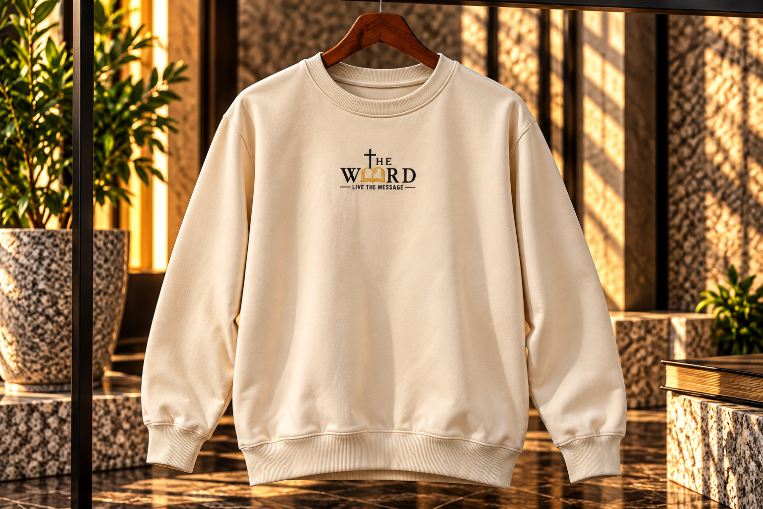 The Lord Is My Shepherd — Psalm 23:1 Premium Sweatshirt