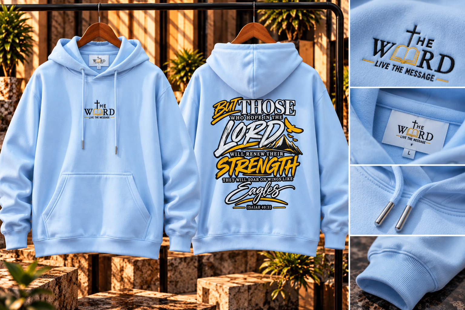 Isaiah 40:31 — Renewed Strength Hoodie